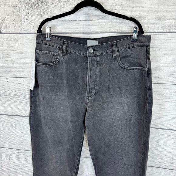 Boyish Women's The Tommy High Rise Authentic Rigid Straight Leg Jeans Size 32 - Picture 2 of 11